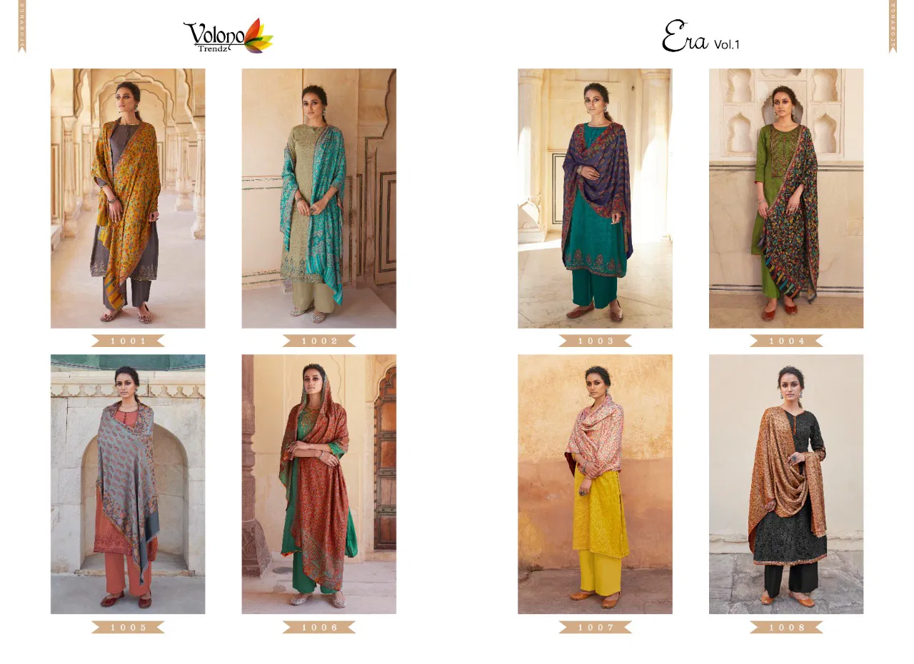 Volono Era 1 Latest Fancy Designer Casual Wear Digital Printed Designer Dress Material Collection
